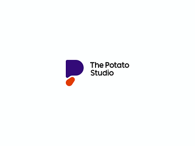The Potato Studio animation design flat icon logo minimal typography ui ux