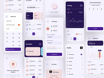 Crypto iOS App by The Potato Studio on Dribbble