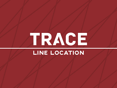 Trace Line Location Logo