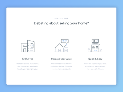 Quick tour of the house hero home illustration interface landing page search ui ux