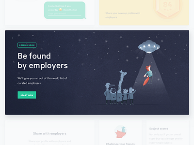 Be Found! with rep. calibre dashboard illustration interface landing page lp ufo ui ux website