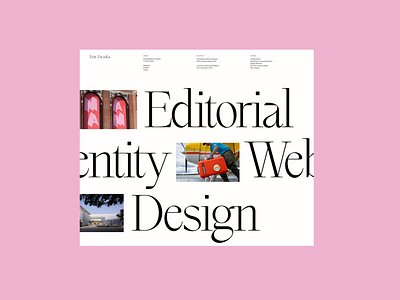 WIP 001 art direction design graphic design minimal typography ui webdesign website