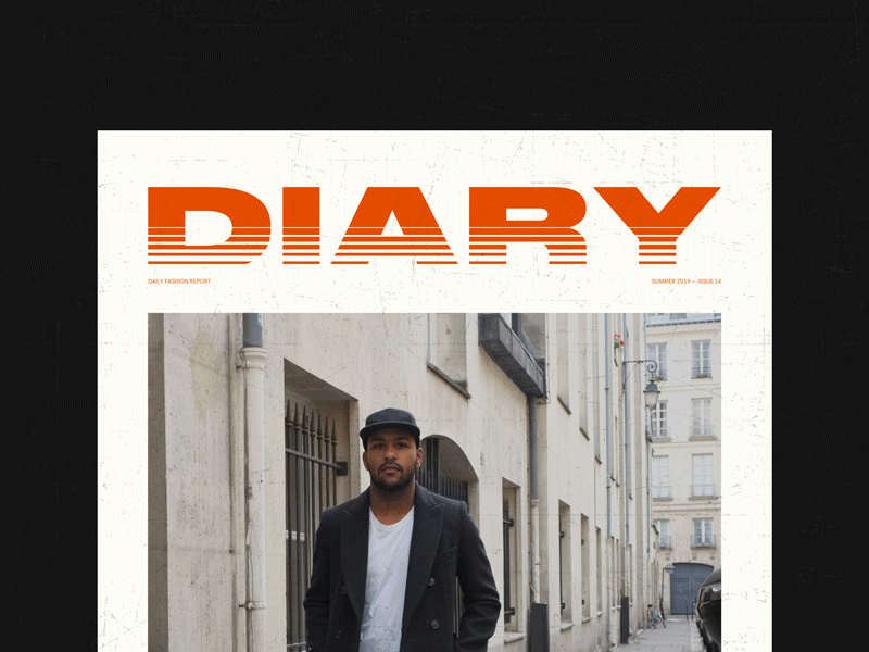 Diary • Art Direction art direction branding design logo typography ui webdesign website