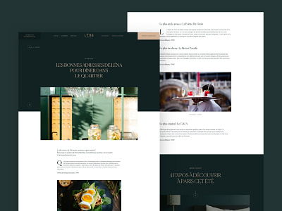 Article Page art direction design grid layout ui uiux webdesign website