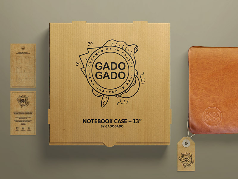 GadoGado sun illustration gadogado case prague bali wind package logo