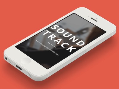 Soundtrack app design interaction ios iphone material mobile ui