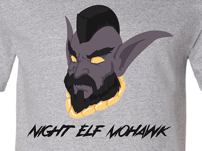 Night Elf Mohawk nightelf wow