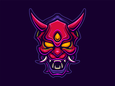Devil Mask template