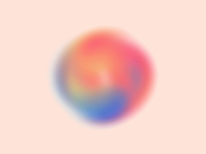 Balanced Auras aftereffects blur color gif gradient light motion design rainbow yinyang