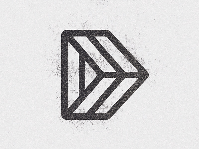 Dagger Icon 3d d dagger geometric icon logo minimalist simple sticker