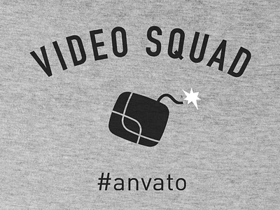 "Video Squad" Tee Shirt anvato bomb design hashtag print design sparkle squad tee tee shirt video