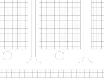 iPhone Wireframing Grid