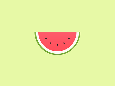 Watermelon fruit icon illuaday illustration pastèque watermelon