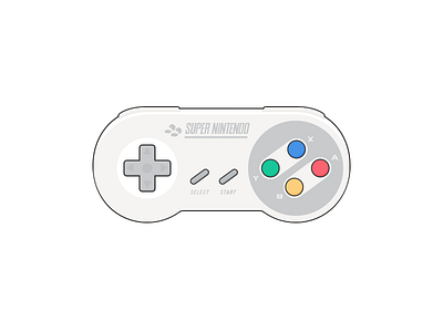 Super Nintendo controller controller illustration manette snes super nintendo video games