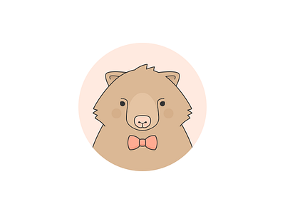 Elliott the wombat (dapper) animal cute dapper illustration marsupial wombat