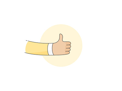 Thumbs up! congrats congratulations good work hand home care honor icon illustration thumbs up