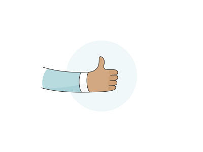 Thumbs up! congrats congratulations good work hand home care honor icon illustration thumbs up