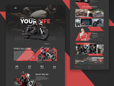 Motorcycle workshop website