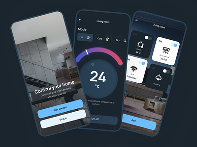 Smart home mobile app
