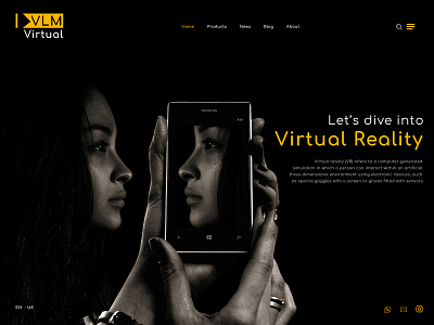 Virtual Reality @brand about adobe xd ai design icon latest logo phone reality trend tv typography virtual web