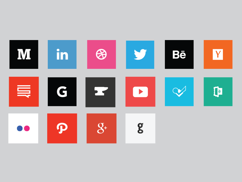 Social Media Icon Pack! foursquare youtube behance icons pack icon free social media medium dribbble twitter
