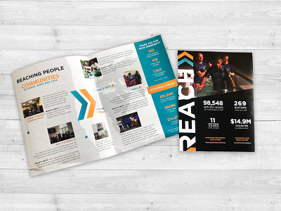 REACH Initiative brochure brochure design brochure mockup campaign church design church marketing design