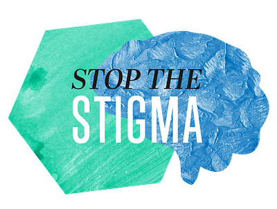 Stop The Stigma Logo design logo mental health mental health awareness mentalhealth