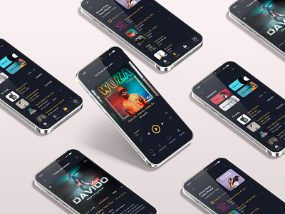 Music Sharing App app design graphic design mus ui ux