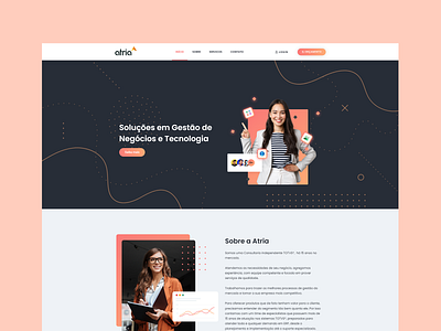 Site - atria soluções web design
