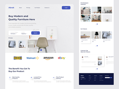 Landing page for Workspace Furniture