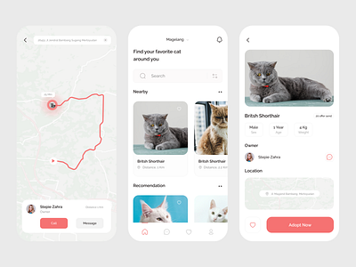 Adopt pet Mobile Apps Design adopt adoption app app design cat clean ui dog mobile mobile app mobile app design mobile design mobile ui pet ui ui ux ui design uiux ux ui ux design uxdesign