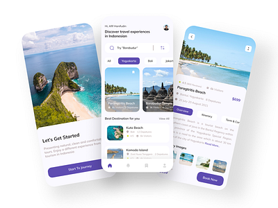 Mobile Application UIUX For Travels Agency