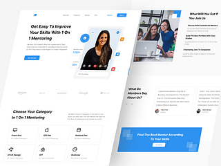 Online Mentoring Landing Page by Afif hanifudin for TwFoo Studio on ...