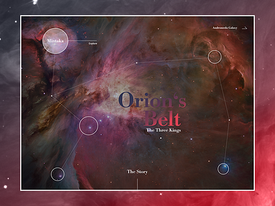 Orion's Belt - Interactive Map