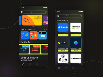 Elfee - A subscription tracker 3d app design design figma graphic design illustration logo ui ui design uiux