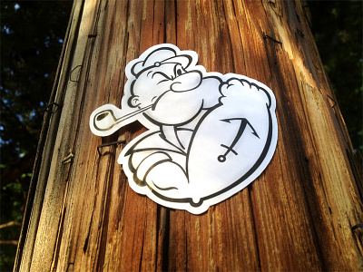 Popeye Sticker design