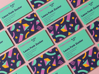 Funktional Play Business Cards building blocks pattern business card brand design branding visual identity playful play funktional
