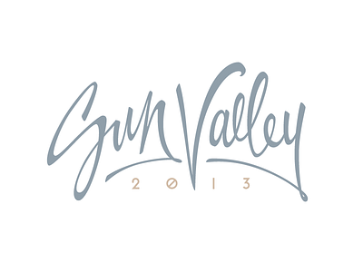 Sun Valley 2013 Trip Script 2013 script sun type typography valley white