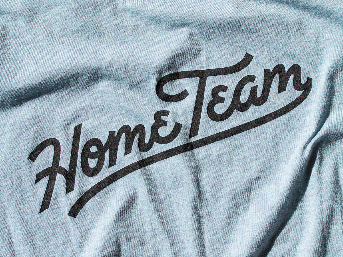 T Shirt texture. The Home Team.