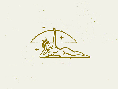 Artemis Logo Concept bow and arrow goddess gold illustration illustrator logo logo concept sketch stars texture woman