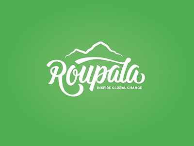 Roupala T-Shirt Design green mountains roupala script shirt tshirt type typography white