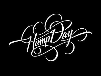 Hump Day! brush pen day hand drawn hand lettering hump lettering script type typography wednesday