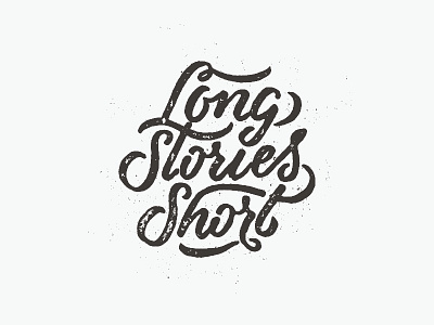 WIP long print script short stories texture type typography