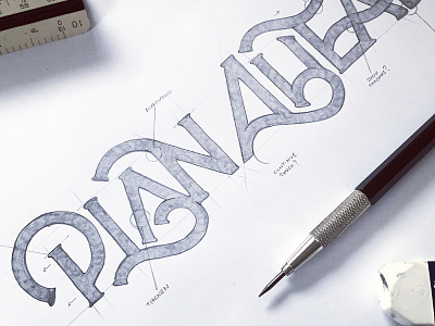 Plan Ahead Sketch ahead ligatures notes pencil plan serif sketch type typography