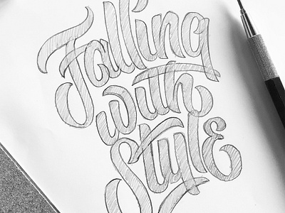 Falling with Style sketch by Wells Collins on Dribbble