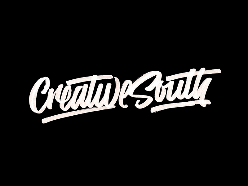 Creative South Workshop brush pen creative lettering ligatures script south type typography workshop