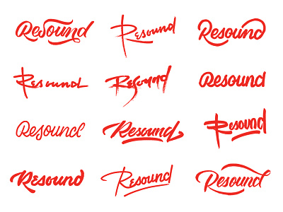 Resound Logotype Thumbnails