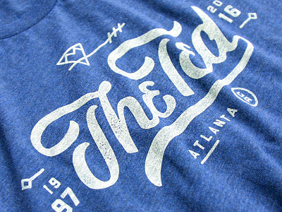 The Ted Tee atlanta braves ligature script t shirt ted texture turner type typography
