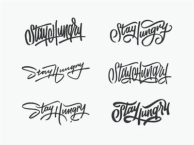 Moxie Mural Sketches hungry ligatures mural script sketches stay texture thumbnails type typography