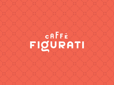 Caffe Figurati Logotype & Brand Pattern brand branding cafe caffe coffee figurati italian type typography